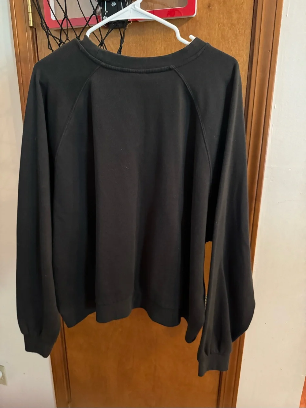 Levi's Black Crewneck Sweatshirt with Light Blue Logo
